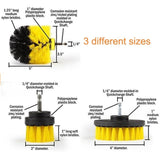 Power Scrubber Brush (Three-Piece Set)