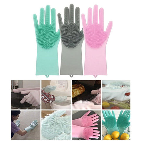 Multi-Purpose Silicone Magic Gloves (1 Pair)